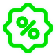 Ícone desconto